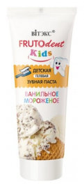 FRUTOdent Kids З/паста Гелевая Ванильное мороженое без фтора 65г/15