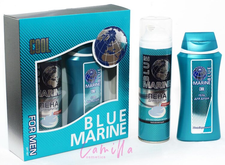 FES 093 Blue Marine Cool (Гель д/душа + Пена д/бритья)