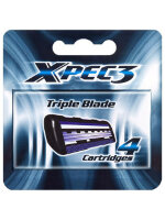 TRX 40     DORCO  XPEC3 (4 шт.), кассеты с 3 лезвиями